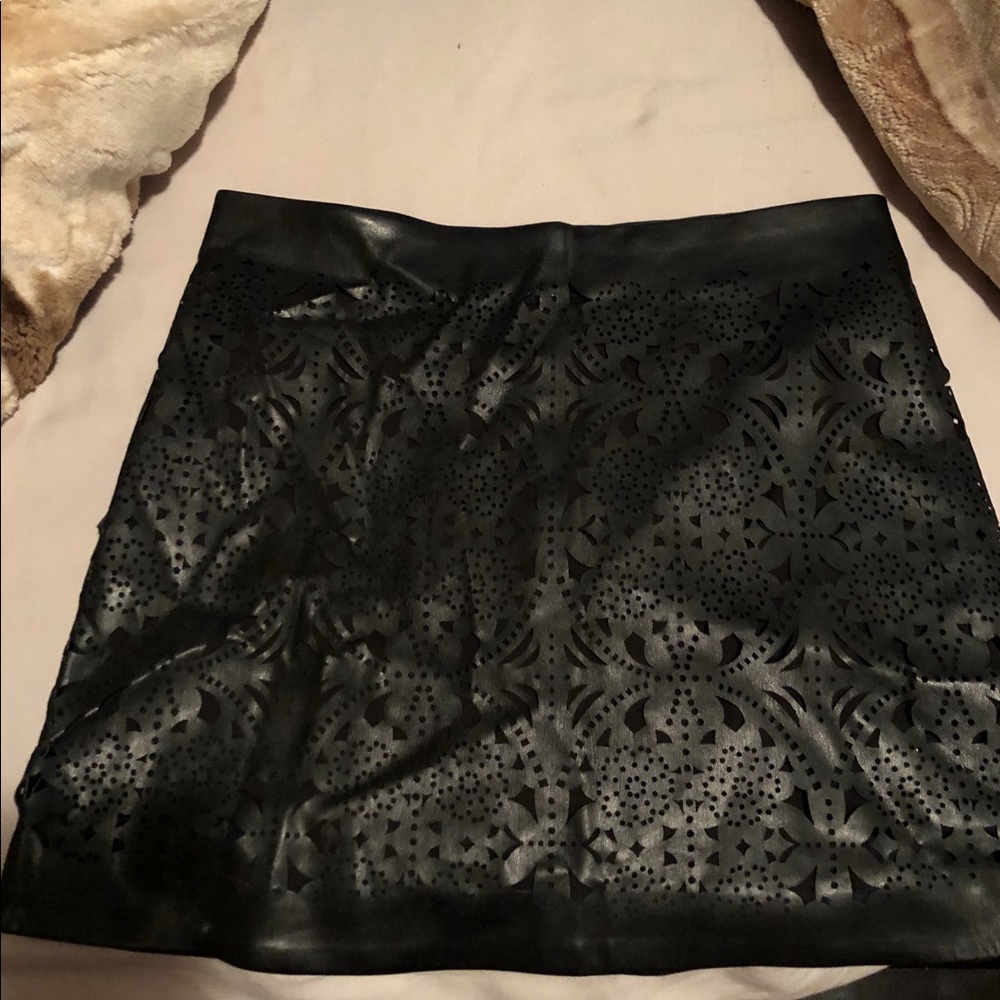 NWT Faux leather skirt size small
